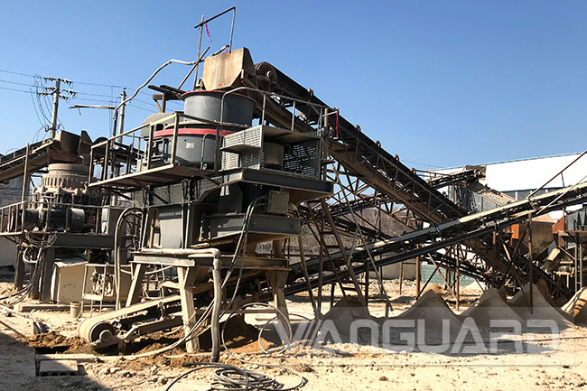 河南时产150吨制砂生产线